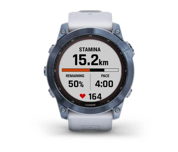 Garmin SMARTWATCH GARMIN Fenix 7X Sapphire Solar Jasnoniebieski Tyt - 1467060 - zdjęcie 6